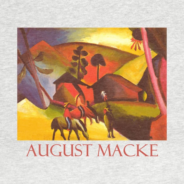 Indians on Horses by August Macke by Naves